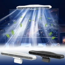 Fwttom Cooling Fan - Computer Display Desktop Fan Hanging High Airflow, 3 Speeds, Portable Personal Desk Fan That Blow Cold Air, Fan for Bedroom Office Kitchen