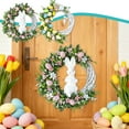 thumbnail image 1 of Fwttom Easter Wreath, Easter Decorations with Colored Egg Design, Holiday Spring Wreaths for Front Door, Patio & Porch, Multicolor, 1 of 7