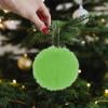 Fwttom Fuzzy Christmas Balls Christmas Tree Decorations, Christmas Shatterproof Ball Christmas Tree Ornaments, Holiday Colorful Christmas Ball Ornaments for Xmas Tree & Wreath Enhancement