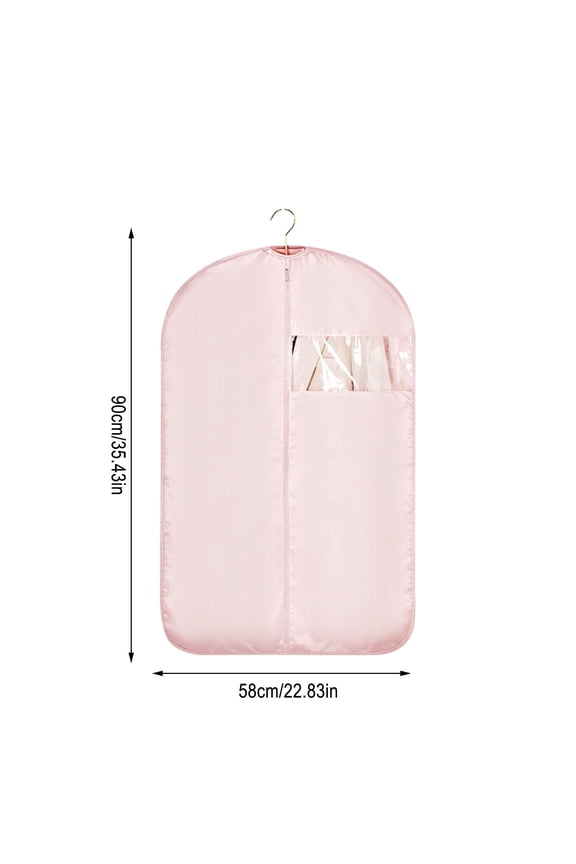 Garment Bags for Hanging Clothes, Suit Bags for Open Closet Storage Plastic Clothes Cover for Coat, Dress, Shirts, Fur, Jacket, Wardrobe Protectors, 23" x 36"