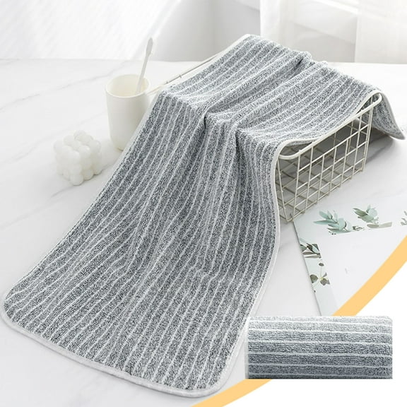 Fwttom Hand Towels for Bathroom, Microfiber Flannel Face Cloths Highly Absorbent and Soft Feel Fingertip Towels for Bathroom, Gym, Hotel, Spa and Kitchen, Multicolor, 14" x 30"