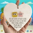 thumbnail image 1 of Fwttom Heart-Shaped Sea Glass Friendship Ornaments - Acrylic Ornaments Best Friend Gifts Hanging Christmas Decorations, Best Friends Forever, 3 inch, 1 of 2