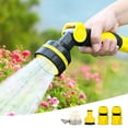 thumbnail image 1 of Fwttom Hose Sprayer Nozzle, Garden Hose Nozzle Heavy Duty Metal High Pressure Hose Sprayer, 10 Adjustable Patterns Water Hose Nozzle for Plants, Cars, Showering Pets, 1 of 9