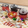 thumbnail image 1 of Fwttom Kids Play Kitchen Accessories, Realistic Safe Dishes Utensils & Cookware Toddlers Toy Kitchen Sets, Educational Toys for Kids Learning & Fine Motor Skills, 1 of 6