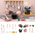 thumbnail image 1 of Fwttom Kids Play Kitchen Accessories, Realistic Safe Dishes Utensils & Cookware Toddlers Toy Kitchen Sets, Educational Toys for Kids Learning & Fine Motor Skills, 1 of 7