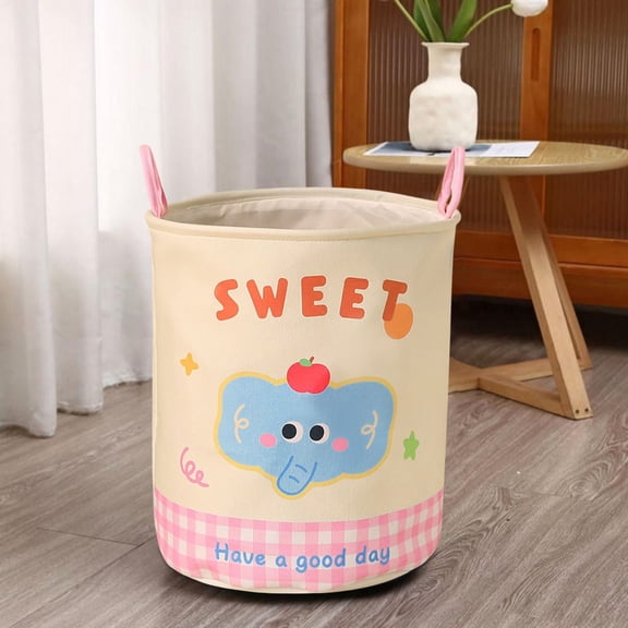 Fwttom Laundry Basket, Large-capacity Laundry Hamper with Handles, Standing Lightweight Laundry Room Organization for Clothes Hamper & Toys Organization