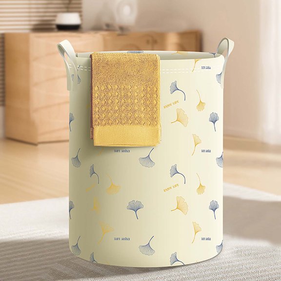 Fwttom Laundry Basket, Lightweight Laundry Hamper with Soft Handles, Large-capacity Standing Laundry Room Organization for Clothes Hamper & Toys Organization