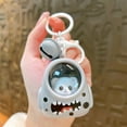 thumbnail image 1 of Fwttom Light-up Keychain, Romantic Star Sky Backpack Design Bag Charms, Cat Paw Patterns Key Ring for Car & Key Fob Small Pendant, 1 of 6