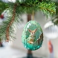 thumbnail image 1 of Fwttom Natural Animal Theme Christmas Ornaments - Cute Little Creature Hanging Christmas Tree Decorations, 2D Flat Small Accessories Xmas Holiday Decor, 1 of 7