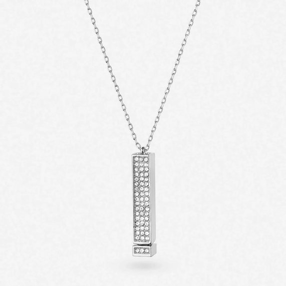 Fwttom Pendant Necklace for Women Dainty Zirconia Necklace Trendy Jewelry Holiday Gift
