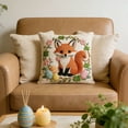 thumbnail image 1 of Fwttom Pillow Covers 18x18, Imitation Embroidery Easter Decorations Throw Pillow Covers, Short Lint Home Spring Decor for Bedroom Couch Cushion Cover, 1 of 6
