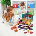 thumbnail image 1 of Fwttom Play Kitchen Accessories, Realistic Barbecue Grill Toy Kitchen Sets with Spray Light Sound & Color Changing, Kids Play Kitchen Cooking Set for Holiday Gifts & Play Games, 1 of 5