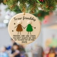 thumbnail image 1 of Fwttom Round Sea Glass Friendship Ornaments for Women Friends - Acrylic Best Friend Gifts 2D Hanging Ornaments, Timeless Friendship Gifts for Birthday, Christmas, Thanksgiving, Holiday, 1 of 5