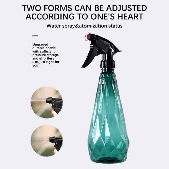 Fwttom Spray Bottles, 20.29Oz Manual Pump Fine Mist Watering Can with Large-Capacity for Flower Garden, No power Thick Garden Tools for Car Washing Gardening Fertilization