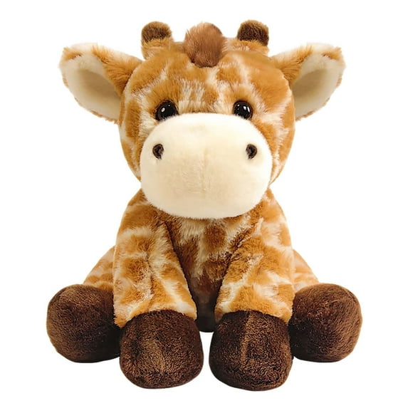 Fwttom Stuffed Animals Plushie - Cute Giraffe Plush Figure Toys Sitting Position Stuffed Animals for Girls, Adorable Doll Home Decor