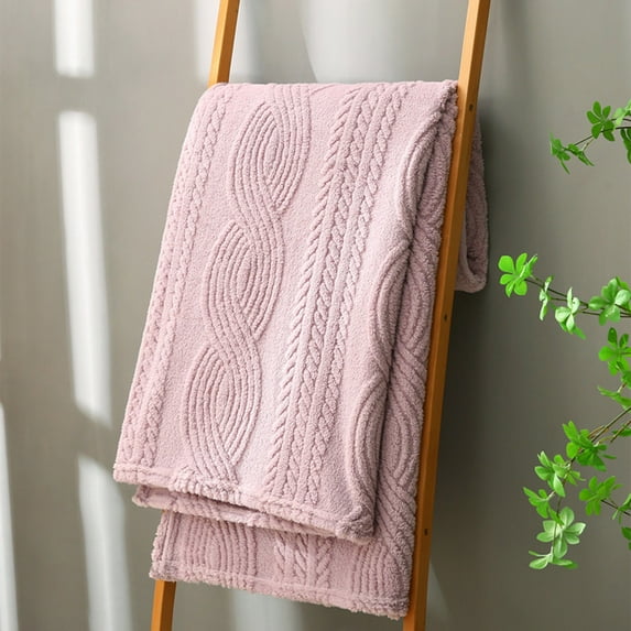 Fwttom Taffeta Throw Blanket - No Shed No Pilling Lightweight Soft Cozy Plush Throw Blanket for Couch Sofa Bed, 28x40 Inches