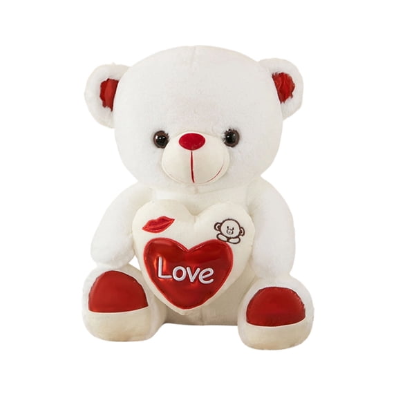 Fwttom Teddy Bear - Love Plush Bear Doll Stuffed Animal Adorable Valentines Day Birthday Holiday Gifts