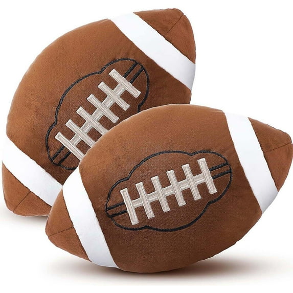 Fwttom Throw Pillows, Decorative Throw Pillows for Couch, 30cm Football Pillow Simulation Football Toy Pillow Gift Cushion Doll