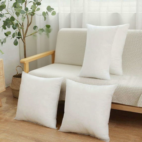 Fwttom Throw Pillows, Soft Non-woven Cloth Bed Pillows, Household Supportive Pillow Inserts for Living Room, Bedroom, Office, Sofa, Bed & Couch Cushion