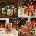 thumbnail image 1 of Fwttom Wrapping Paper Christmas Collection - Gold Foil Holiday Packaging with Santa Snowflake Designs for Special Gifts and Seasonal Parties, 1 of 6