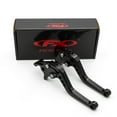 thumbnail image 1 of Fxcnc CNC Short Adjustable Brake Clutch Levers for CBR 600 F2 F3 F4 F4i 1991-2007, VTX1300 2003-2008, CBR900RR 1993-1999, 1 of 5