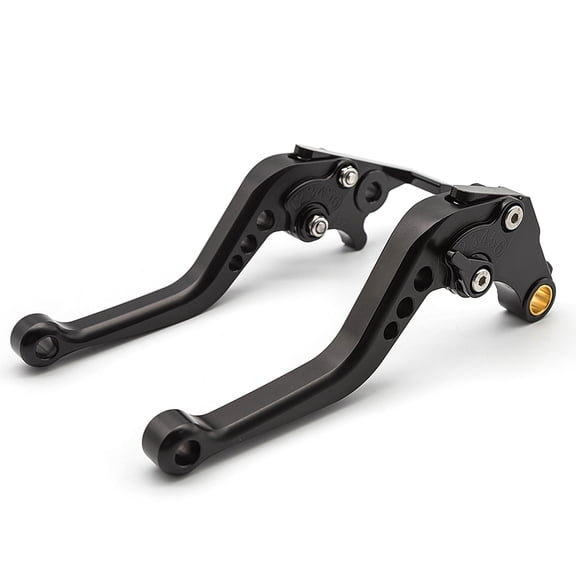Fxcnc Short Brake Clutch Levers for YFM 350 Raptor 06-13, Raptor YFM660 01-06, TTR125L/LE/LW 00-16, Banshee 350 02-06, XT660R XT660S 04-16