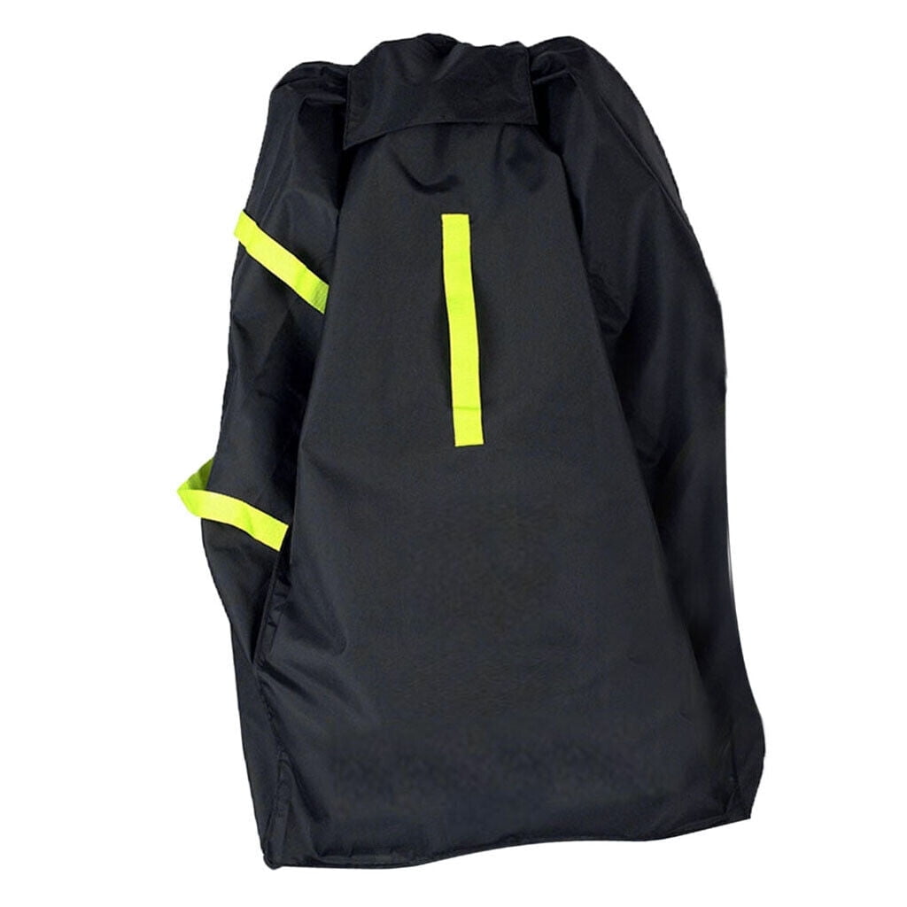 Fxidono Car Seat Travel Bag, Durable Gate Check Bag for Air Travel, Black, 1 Pack