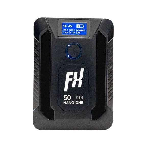 Fxlion Nano One Wireless 50Wh V-Mount Battery with USB-C and Wireless Charging
