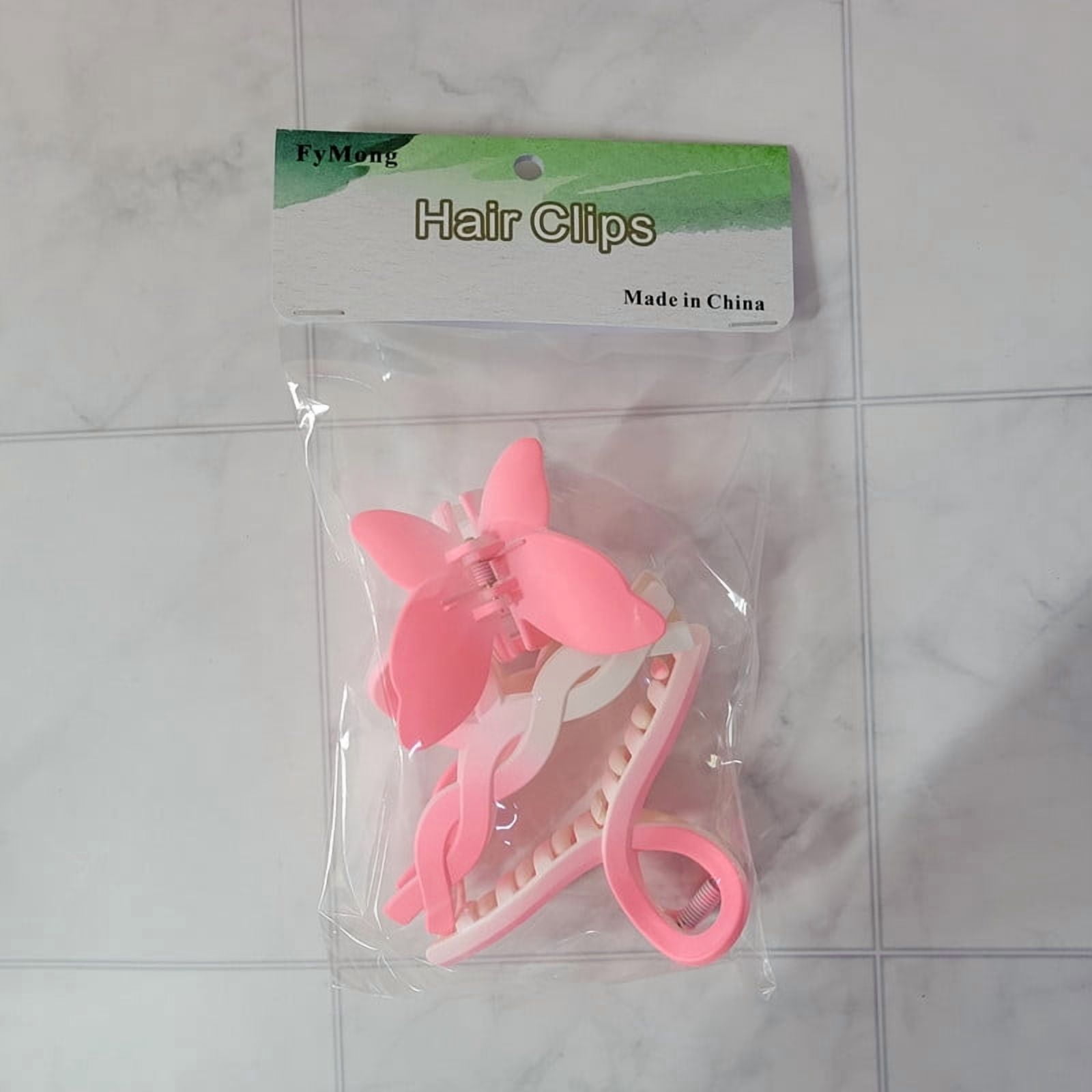 FyMong Hair clips - Cute Flower & Gradient Claw Clips for Thick/Thin Hair, Non-Slip Hair Accessories for Women & Girls