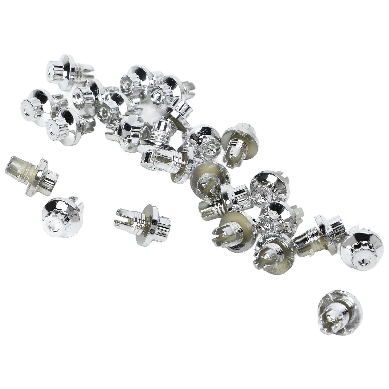 Fydun 25 Pcs Car Wheel Rivets Lip Rivets Nuts ABS Plastic Replacement