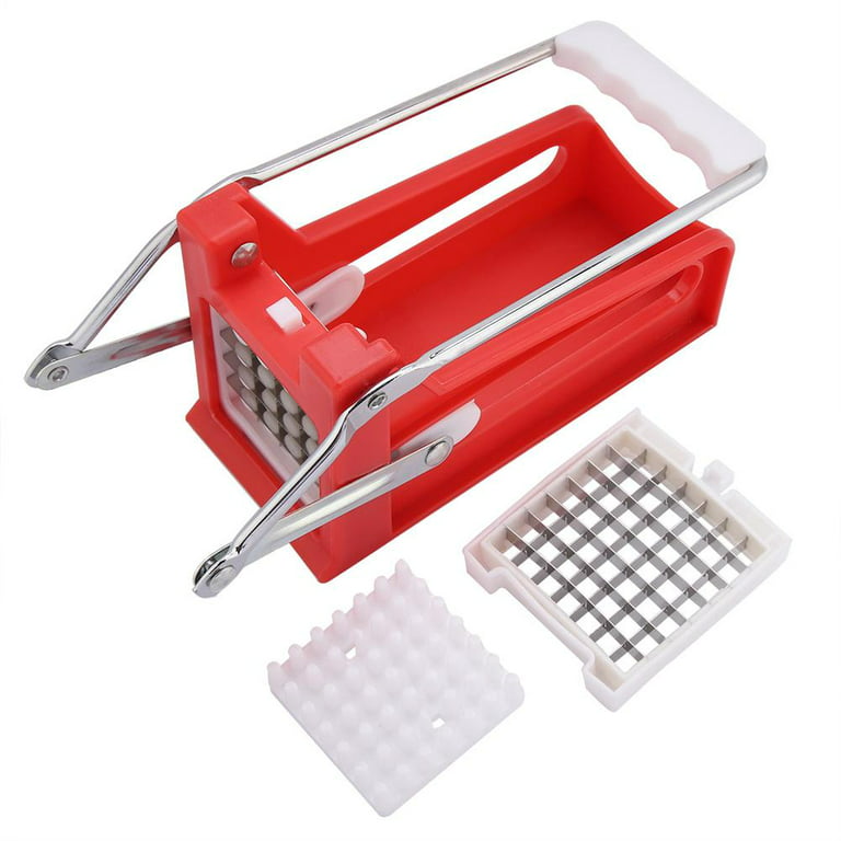 Red Plastic Potato Cutter, Fries Cutter For French Fry, For Home