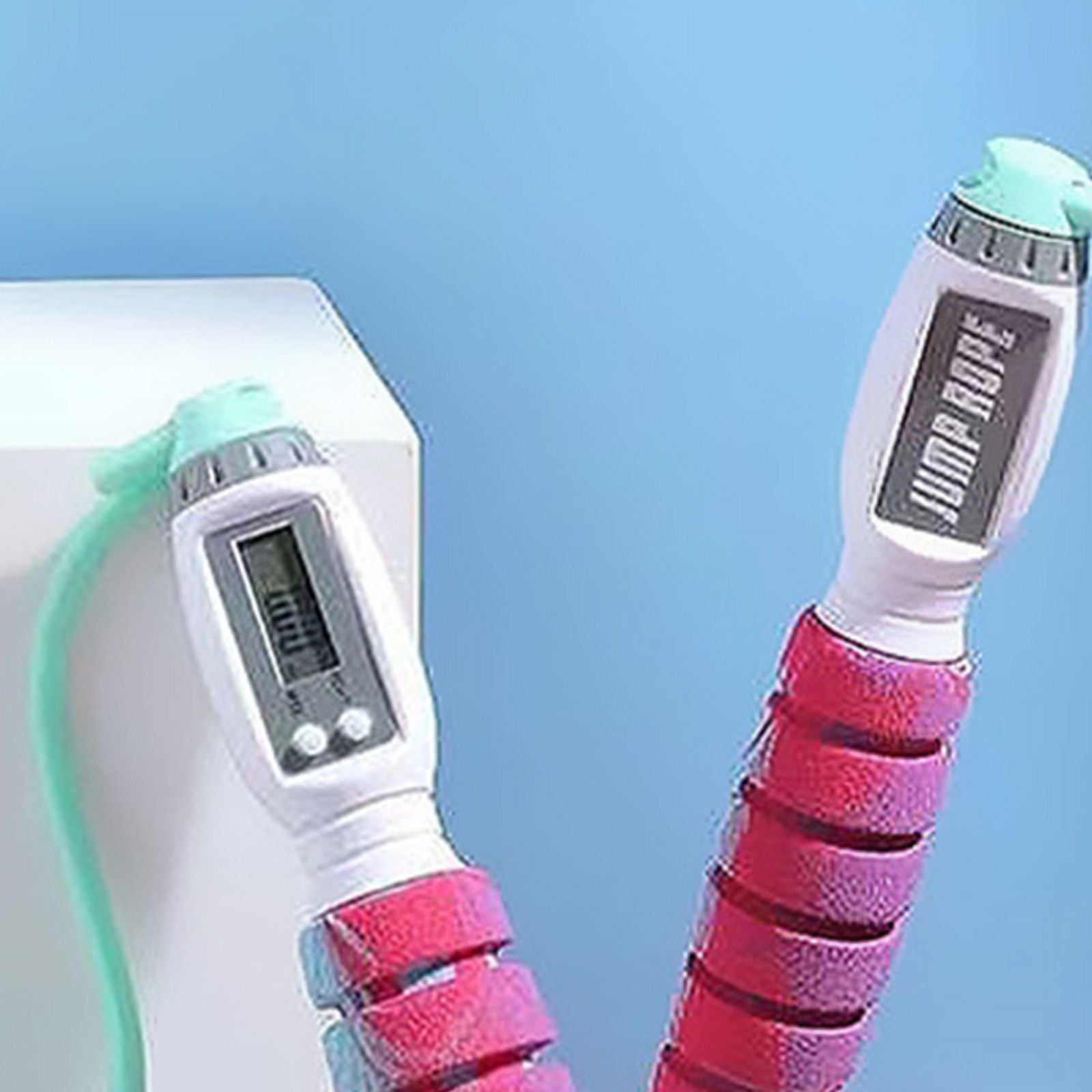 Fyearfly Ropeless Jump Rope Counter Weighted Digital Speed Jump Rope