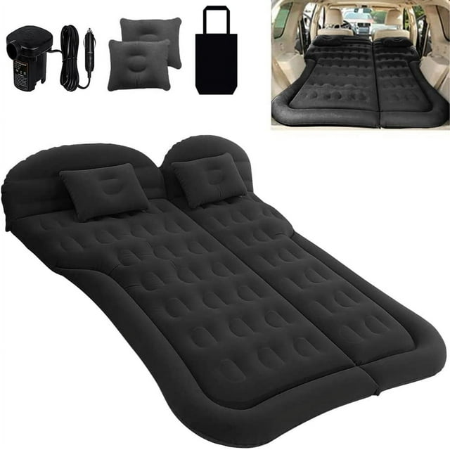 Fyearfly Inflatable SUV Air Mattress Travel, Blow Camping Backseat