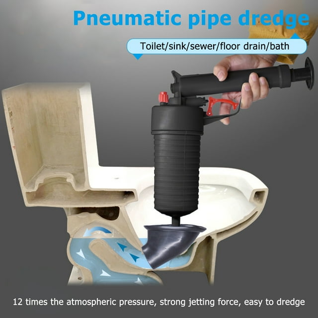 Fyearfly Toilet Plunger, Toilet Clog Remover, Stainless Steel Toilet