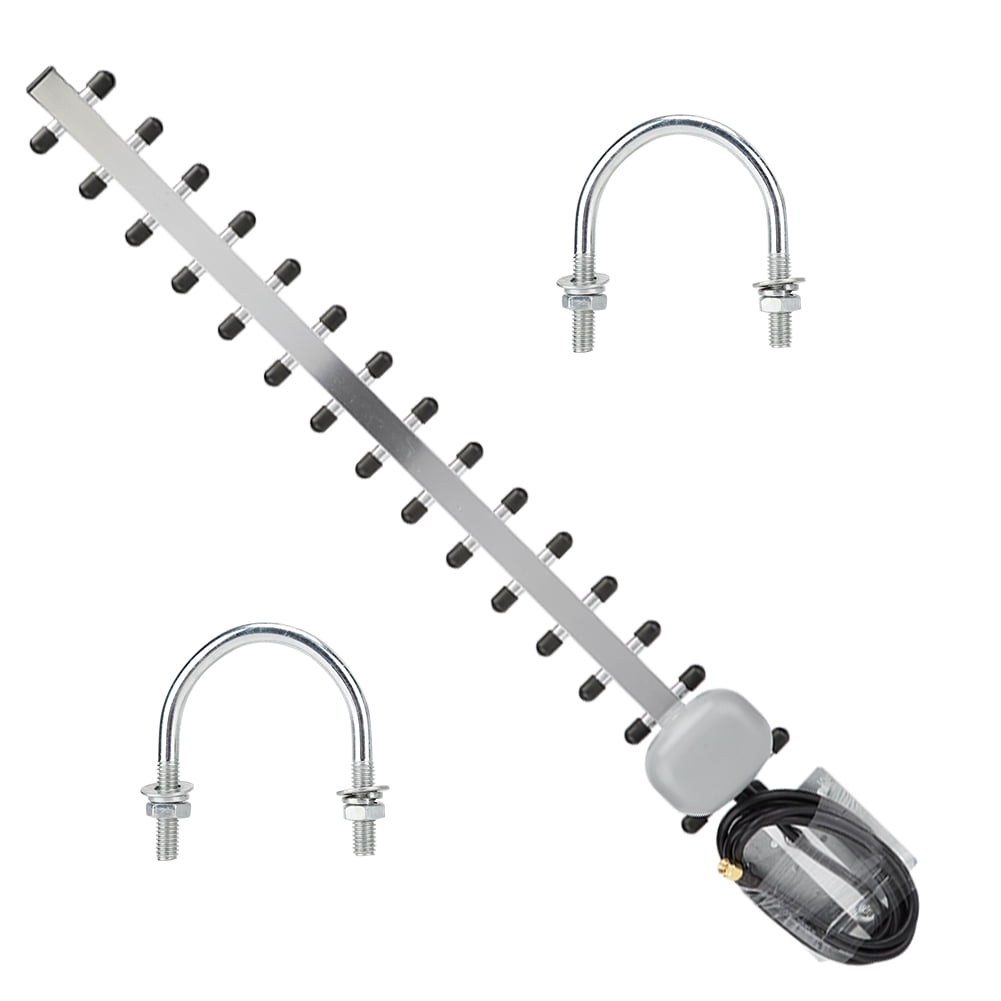 Fyearfly Yagi Antenna, 4G 16 Unit 25dBi Router inalmbrico de Alta Ganancia Tarjeta de Red Antena direccional Yagi