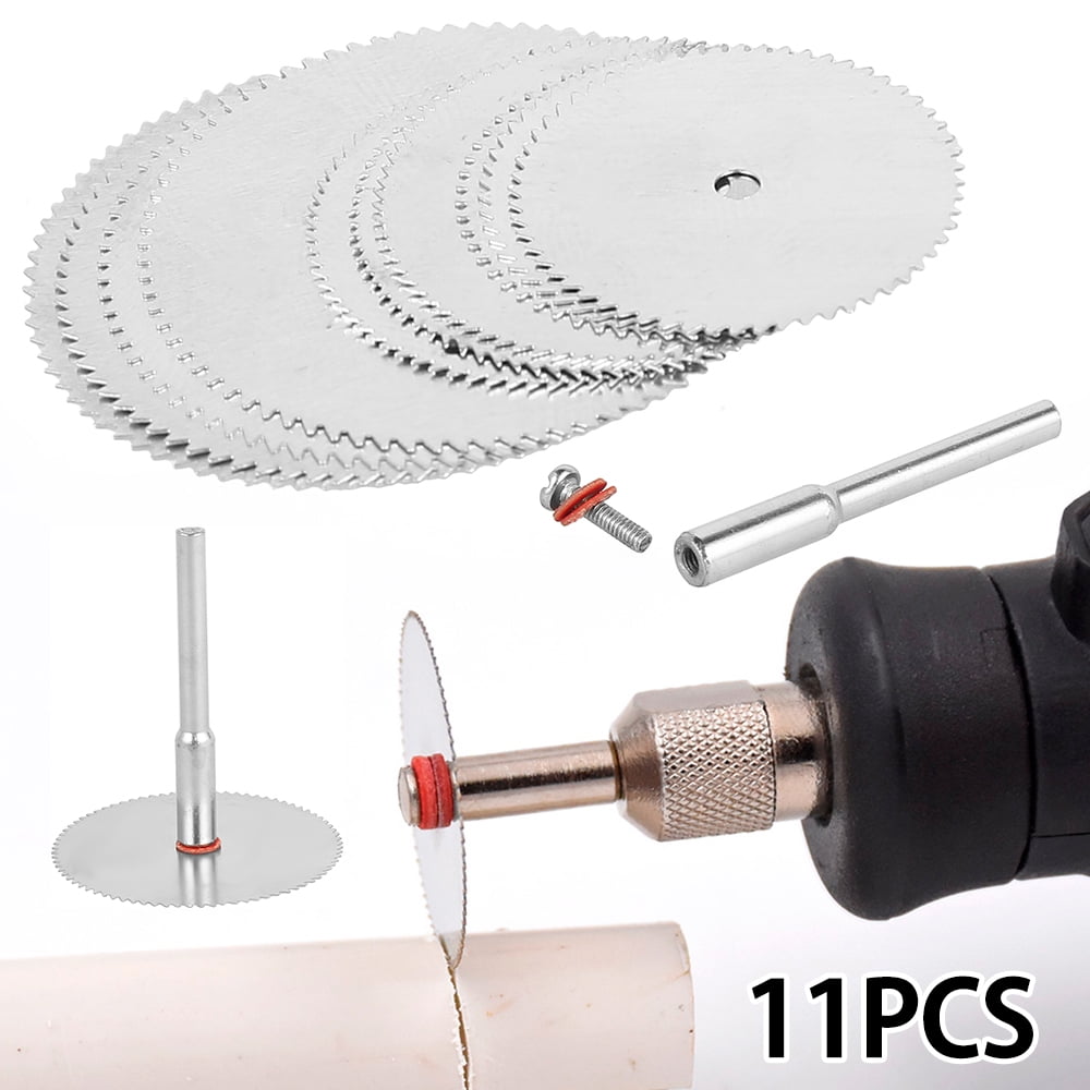 Pluokvzr 6x Stainless Steel Cutting Discs Circular Saw Blades Set For Dremel Rotary Tool Walmart