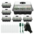 thumbnail image 1 of Fyeme 12 Cells Seedling Starter Tray Seed Germination Garden Flower Plant Pots Nursery Grow Box, 1 of 1