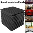 Fyeme 12 Pcs Acoustic Wall Panels Soundproof Foam Panels Noise