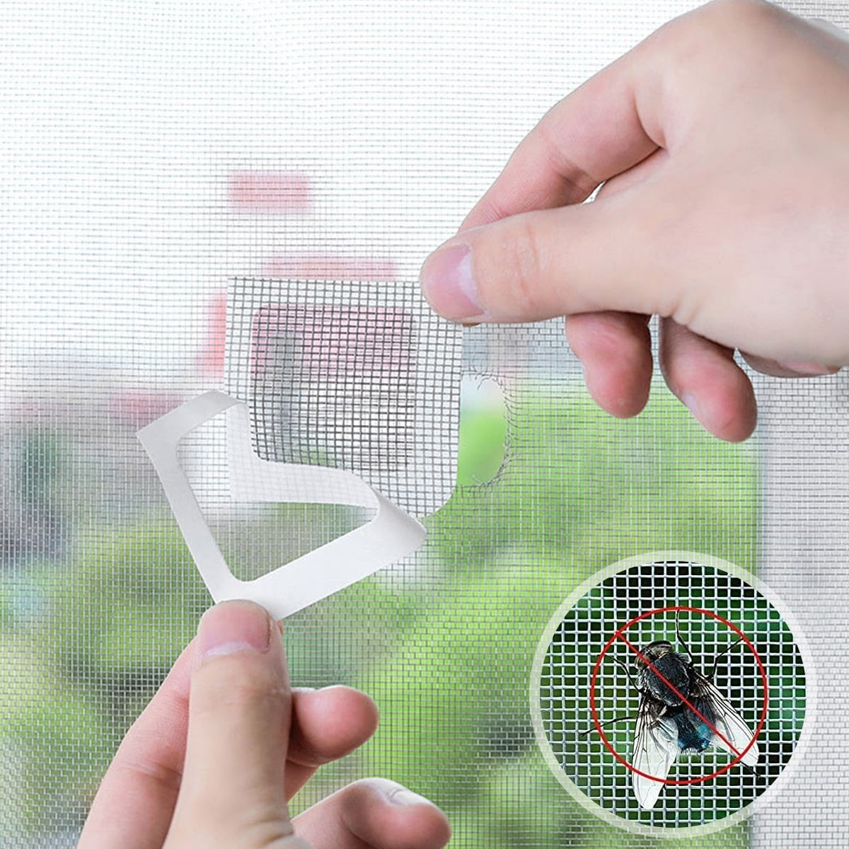 Fyeme 3 Pcs Door Window Screen Repair Tape AntiInsect Fly Bug Door