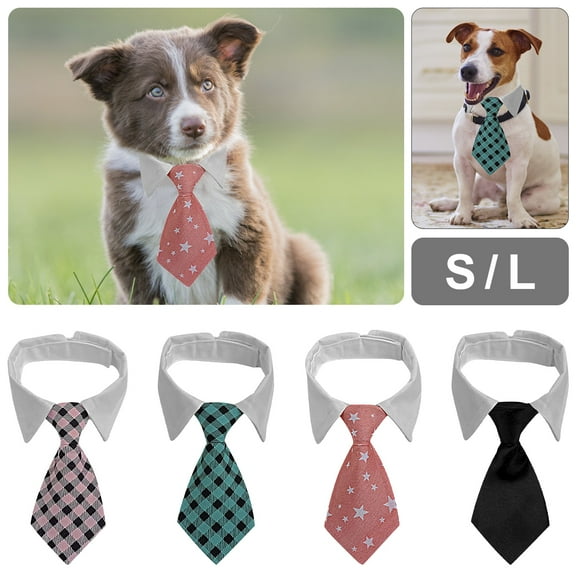 Fyeme Adjustable Pets Tie Dog Cat Bow Tie Adorable Puppy Kitten Grooming Necktie Collar Pet Tuxedo Costume Decoration Pet Grooming Accessories Suitable for Parties Weddings Holidays