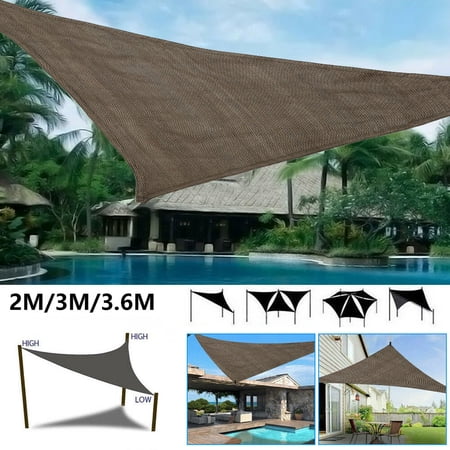 Fyeme Breathable Triangle Shade Sail Outdoor Hdpe Model Suitable for Terrace Uv Courtyard Garden Backyard