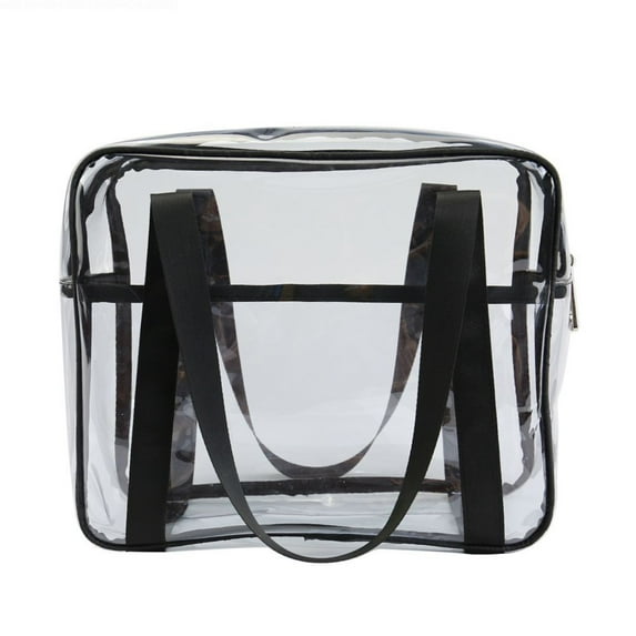 PVC Transparent Makeup Cosmetic Hand Bags Travel Organizer Toilet Bag Bathroom Wash Make Up zipper Pouch Organizer Bag