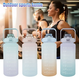 Yesbay 600ml Water Bottle Good Seal Leakproof Transparent with Strap Water Storage Food Grade Can Store Pills Water Drinking Bottle Water Drinking