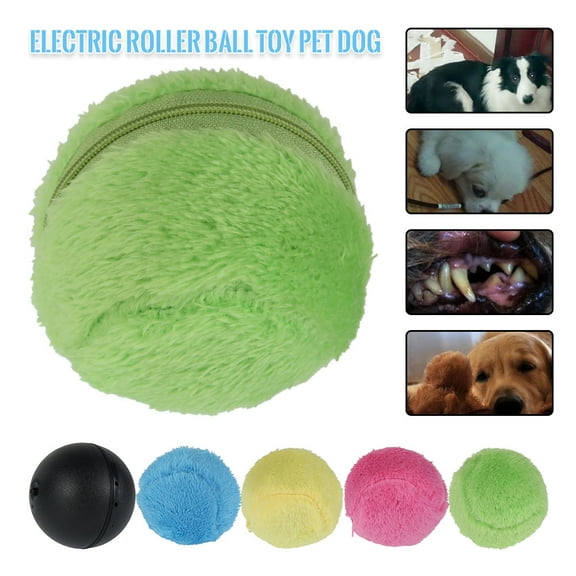 Fyeme Electric Roller Ball Toy Pet Dog Cat Active Rolling Balls Toys for Cleaning Home and Pet Interactive Toys