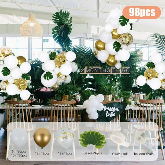 Fyeme Latex Balloon Garland Arch Kit Wedding Birthday Ornament Baby Shower Party Decorations