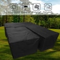 thumbnail image 1 of Fyeme Outdoor Garden Furniture Cover,  Extra Large Patio Furniture Cover Waterproof and UV-Resistent for Sofa Chair Dini, 1 of 11