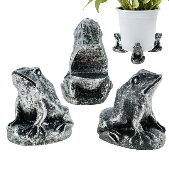 Fyeme Resin Flowerpot Container,Flower Pot Rack Garden Decor, Lovely Animal Flowerpot Container,Micro Landscape Desktop Ornament