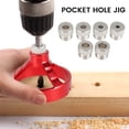 thumbnail image 1 of Fyeme Straight Hole Drilling Positioner,Vertical Drill Guide Positioner Woodworking Straight Drill Guide Hole Puncher Aluminum Alloy 90 Degree Punching Hinged Woodworking Tool, 1 of 8