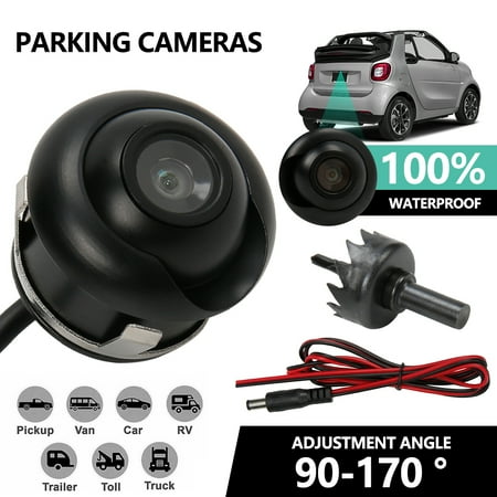 Fyeme Wireless Reversing Camera Kit,IP67 Waterproof Wide View Angle Night Vision Adjustable Reverse Camera