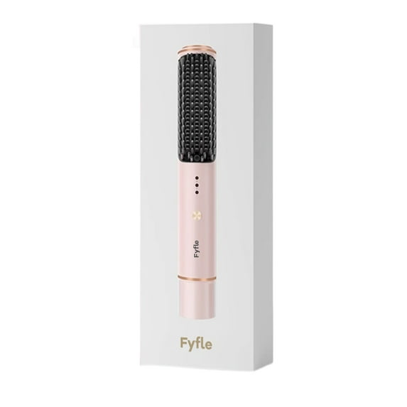 Fyfle Electric combs,Ceramic Hot Comb for Women | Flat Iron for Thick Curly Hair